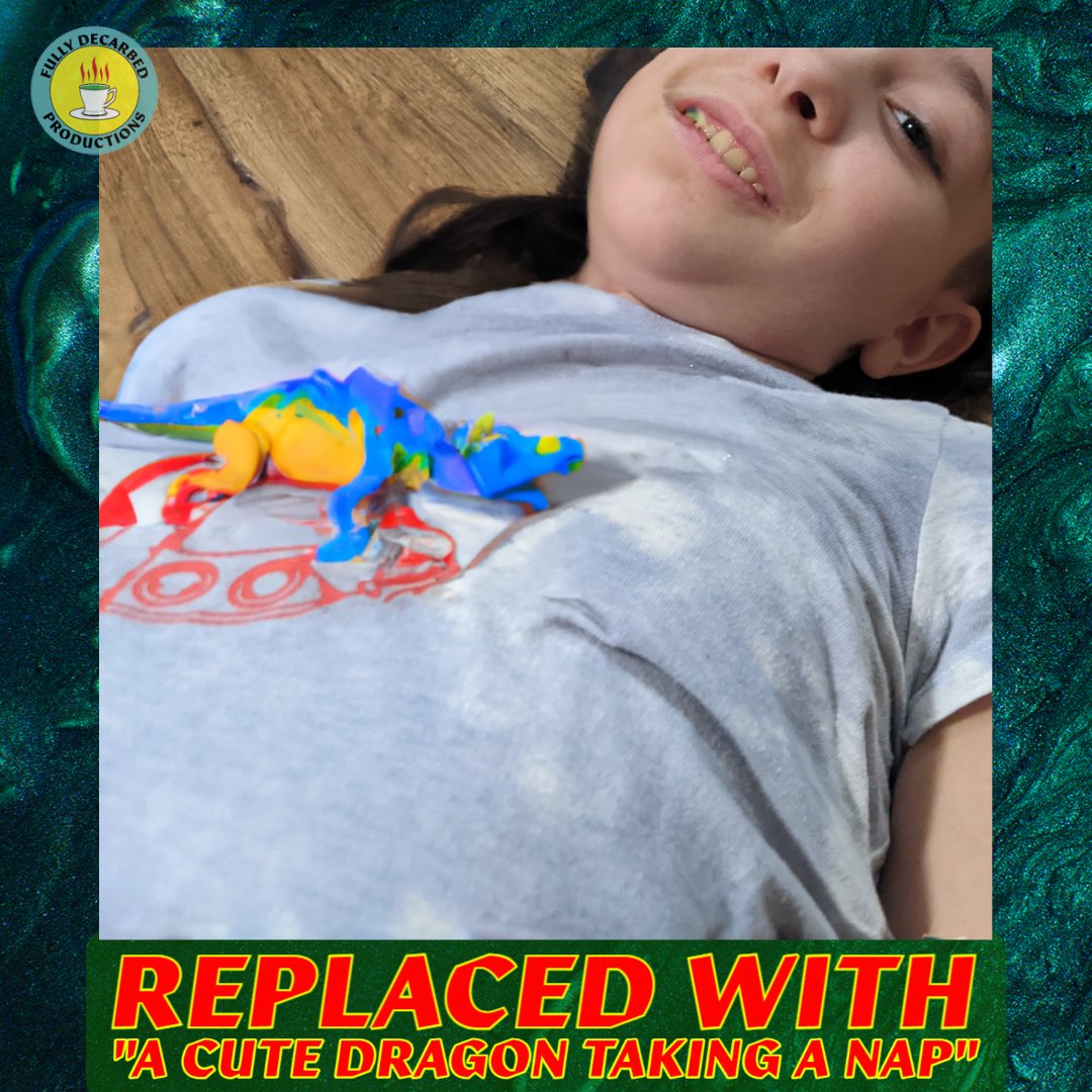 fullydecarbed's tweet photo. AI partial photo replacement using DALL·E 2. I manually erased the Kaida, our bearded dragon, from the photo. I asked DALL·E 2 to fill the void with "A cute dragon taking a nap". #GenerativeArtAI #AIArt #DeepLearningImages #NeuralArt #AIPhotography #AIImageEditing https://t.co/SWSbyfXwaZ