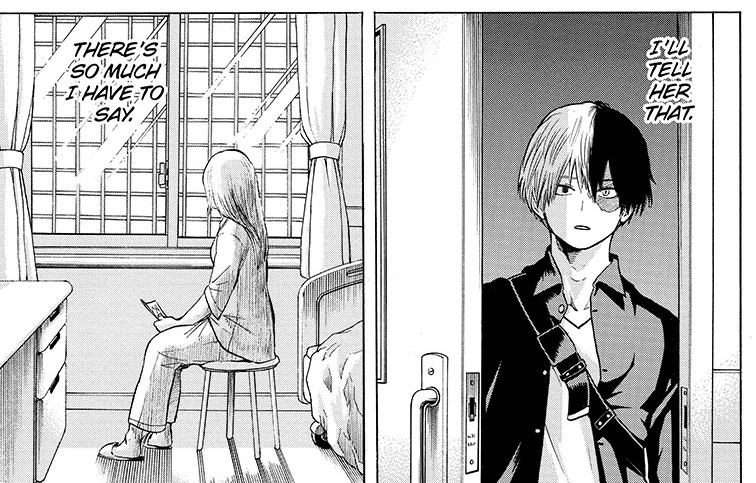 Volume vs weekly
Shoto's expression changed. 