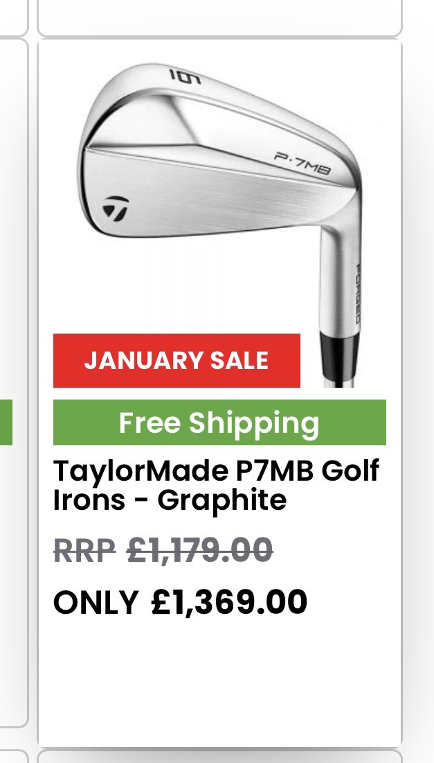 A bargain on Affordable Golf! #januarysale