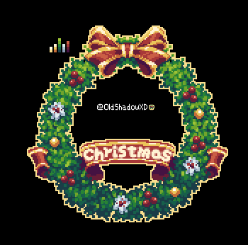 OldShadowXD's tweet photo. #pixelart #Christmas 
之前给朋友服务器画的半成品小玩意 https://t.co/Wm6hC89N8X
