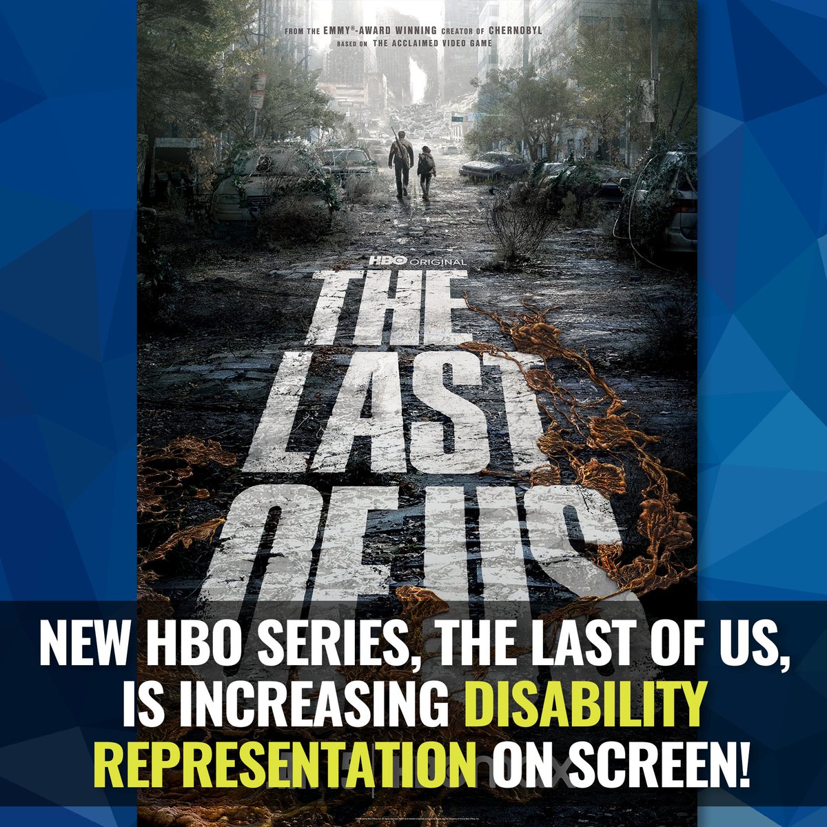 1in4coalition's tweet photo. The long-awaited post-apocalyptic drama series #THELASTOFUS, created by Neil Druckmann (@Neil_Druckmann) and Craig Mazin (@clmazin), has arrived!
🧵
#1IN4Coalition #DisabilityInMedia #RepresentationMatters #DisabilityRepresentation #TLOU #TheLastOfUsHBO @TheLastofUsHBO https://t.co/su9cyR0hRK
