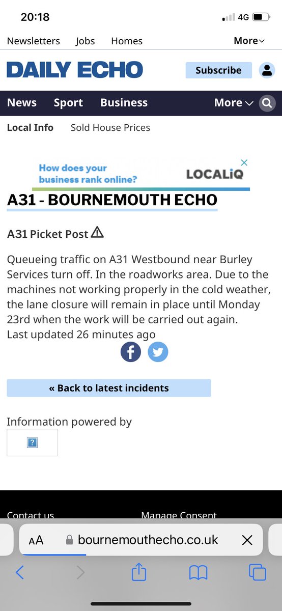 MichelleDoe3's tweet image. Doesn’t look good #A31 #M27 @wave105radio @ROMANSE #allweekend @hantshighways @HighwaysSEAST since #tuesday