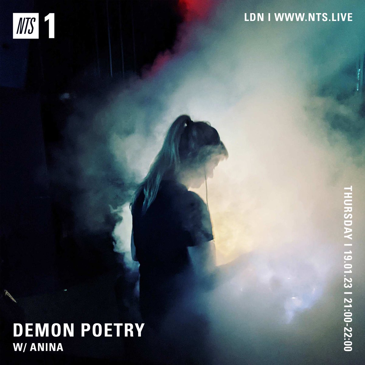 Up on <a href="/NTSlive/">NTS Radio</a> at 9pm , final show for Demon Poetry and full of strictly new school jungle &amp; dnb