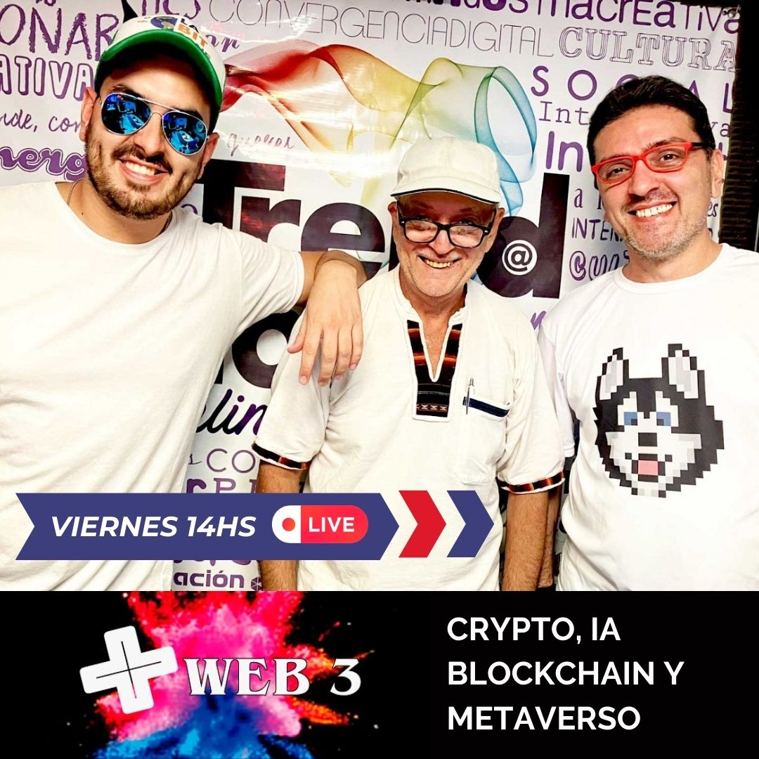 alexchain79's tweet photo. Este viernes 14 hs... Episodio III
#MasWeb3 @RadioTrendTopic con @MauroCamano y @AacInformes https://t.co/QFv78R4bBa