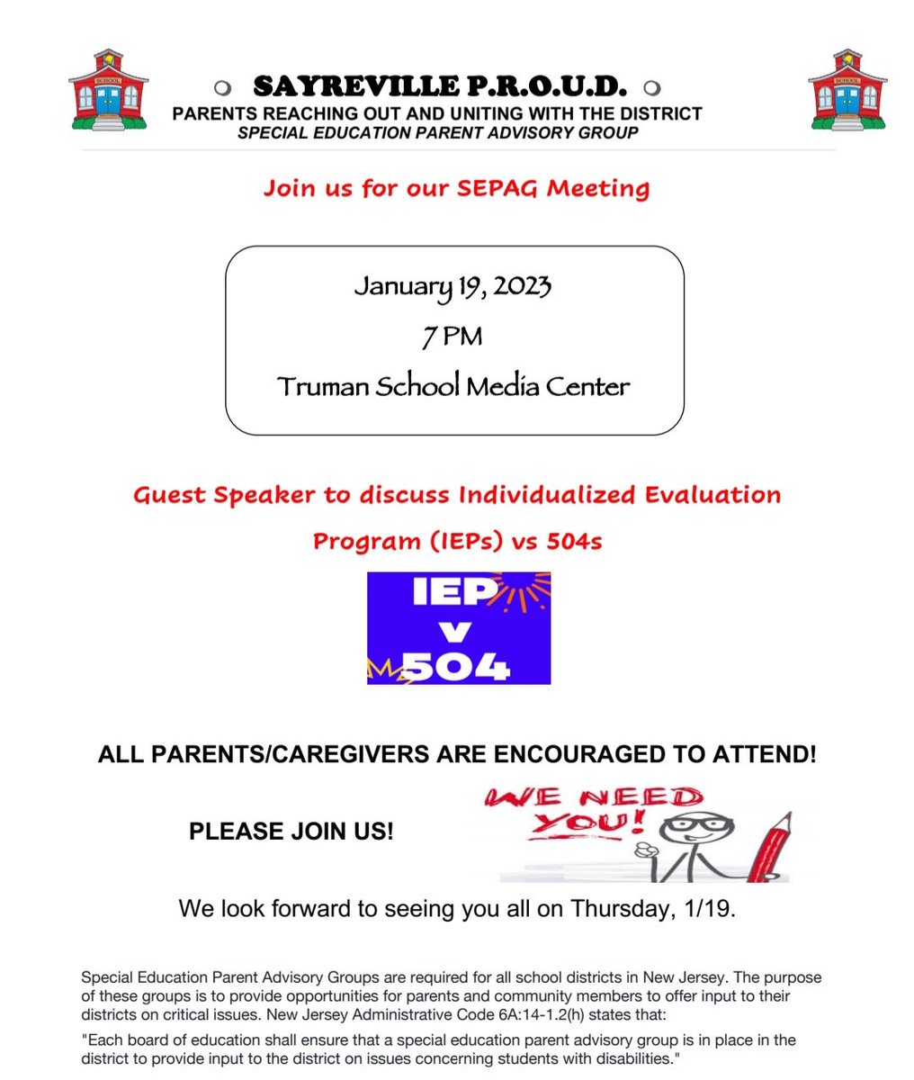 SayrevillePROUD's tweet photo. Meeting tonight!!  7PM! https://t.co/a6Qk8f8jPI