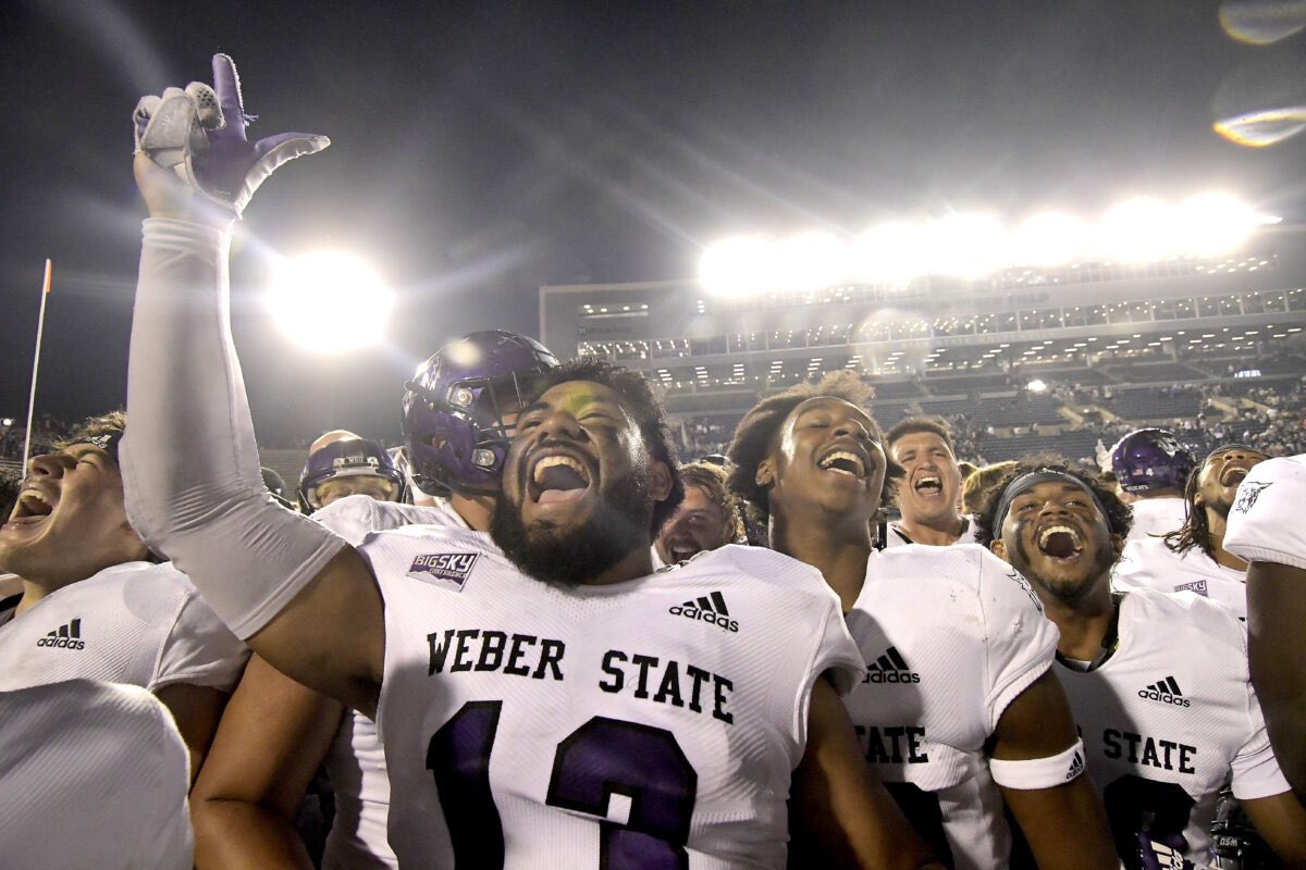 After a great phone call with <a href="/d_fiefia/">David Fiefia</a> Im grateful to announce I’ve received a PWO from <a href="/weberstatefb/">Weber State Football</a> ! #GoWildcats <a href="/LehiFootball/">Lehi Football</a>