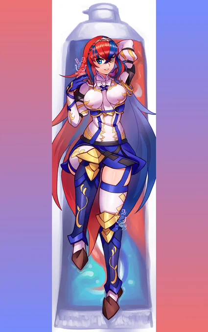 1 more day until Fire Emblem Engage!Here's an Alear "Dakimakura"#FireEmblem #FireEmblemEngage 