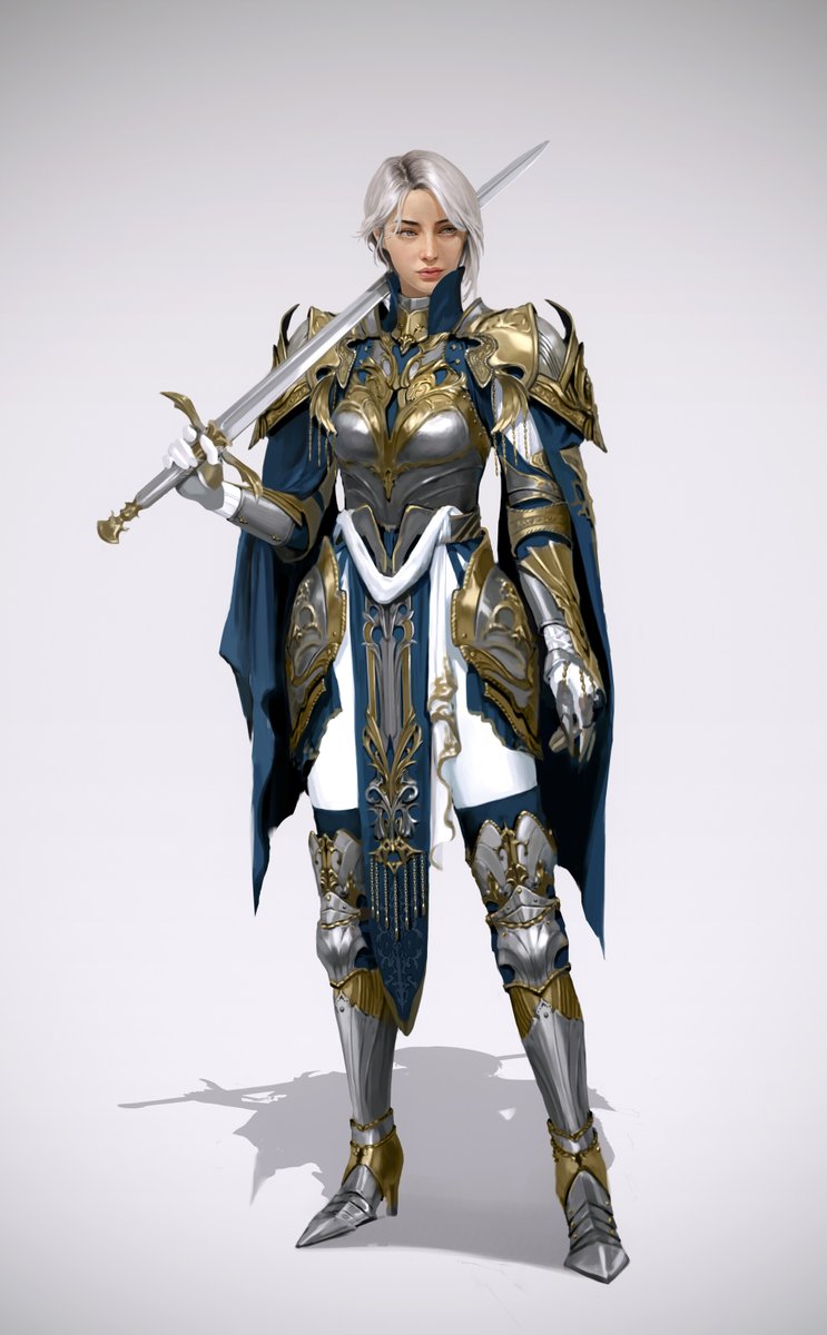 terraformart's tweet photo. Female Knight, personal work by our Character Concept Artist Serin Ock

#conceptartist #conceptart #character #characterart #photoshop #digitalartist #costumedesign #costume #armor #femaleknight #knight #design #fantasy #fantasyart #fantasyartist #warrior #contemporaryart https://t.co/yyjZbK3Bkn