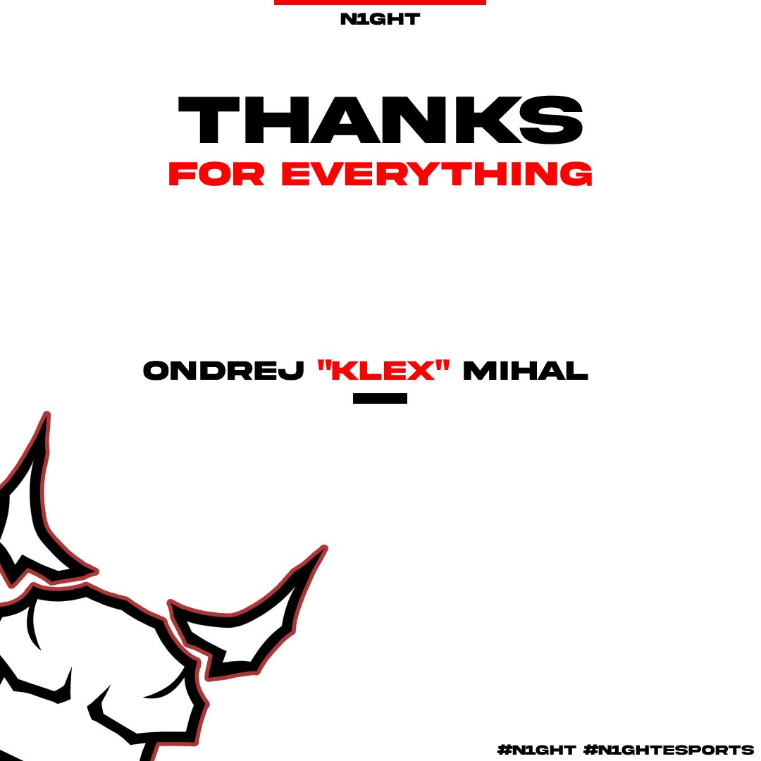 Thanks, Klex for everything!

We wish you good luck in the future.