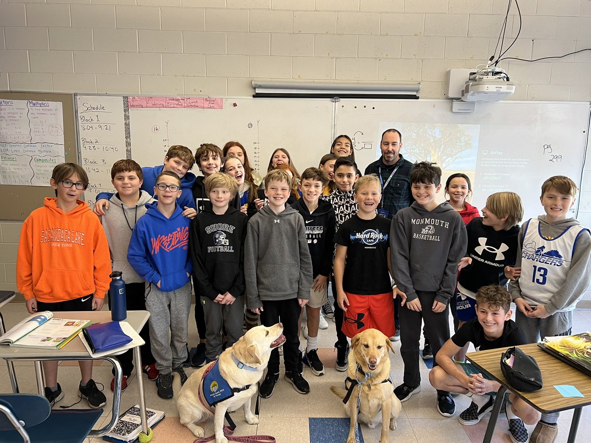 MrSmallDoesMath's tweet image. A big thank you to @laurmalaney for having the therapy dogs come to our class. The students had an opportunity to teach the dogs unit rates. The dogs got to see how……RUFF….math can be 🐶 @OPSchoolsNJ @KeiserMelissa