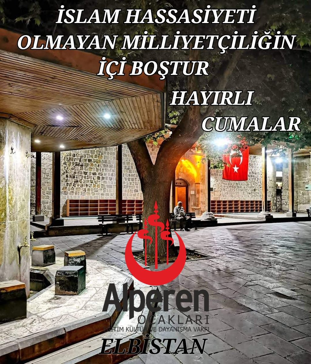 İslam hassasiyeti olmayan milliyetçiliğin içi boştur Muhsin Yazıcıoğlu
Hayırlı cumalar
<a href="/TolgahanBlkbs46/">Tolgahan Bölükbaşı</a>