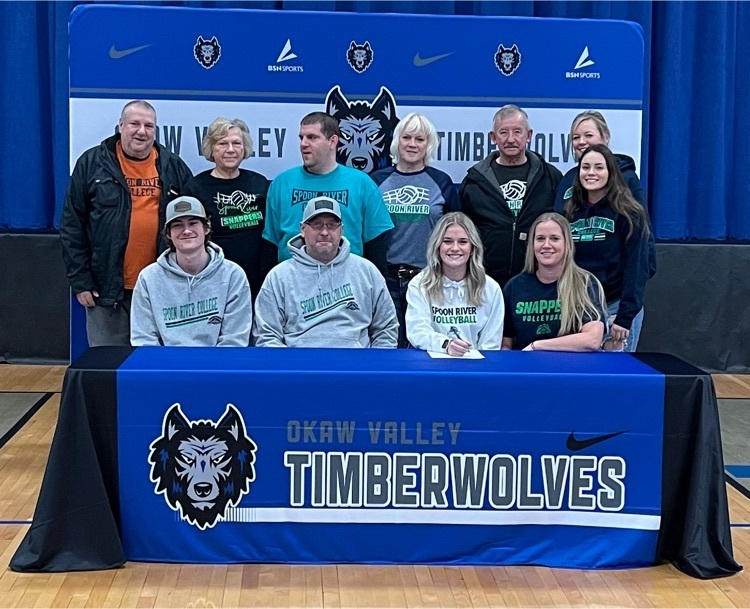 OkawValley's tweet photo. Congratulations to Karson Park for committing to continue her volleyball and academic career next year at Spoon River College! Proud of you KP! https://t.co/apxZ7VXRud
