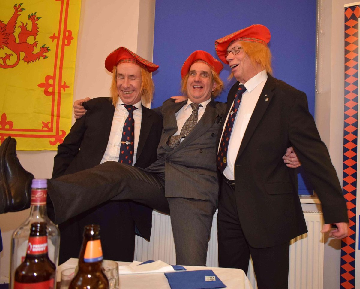 A superb and well attended Burns Night Supper during the evening of Wednesday 18 January. The whisky flowed quite freely, courtesy of the Worshipful Master. This must have helped to loosen the wallets and purses, as £300 was raised on the night <a href="/PGLSomerset/">Somerset Freemasons</a>