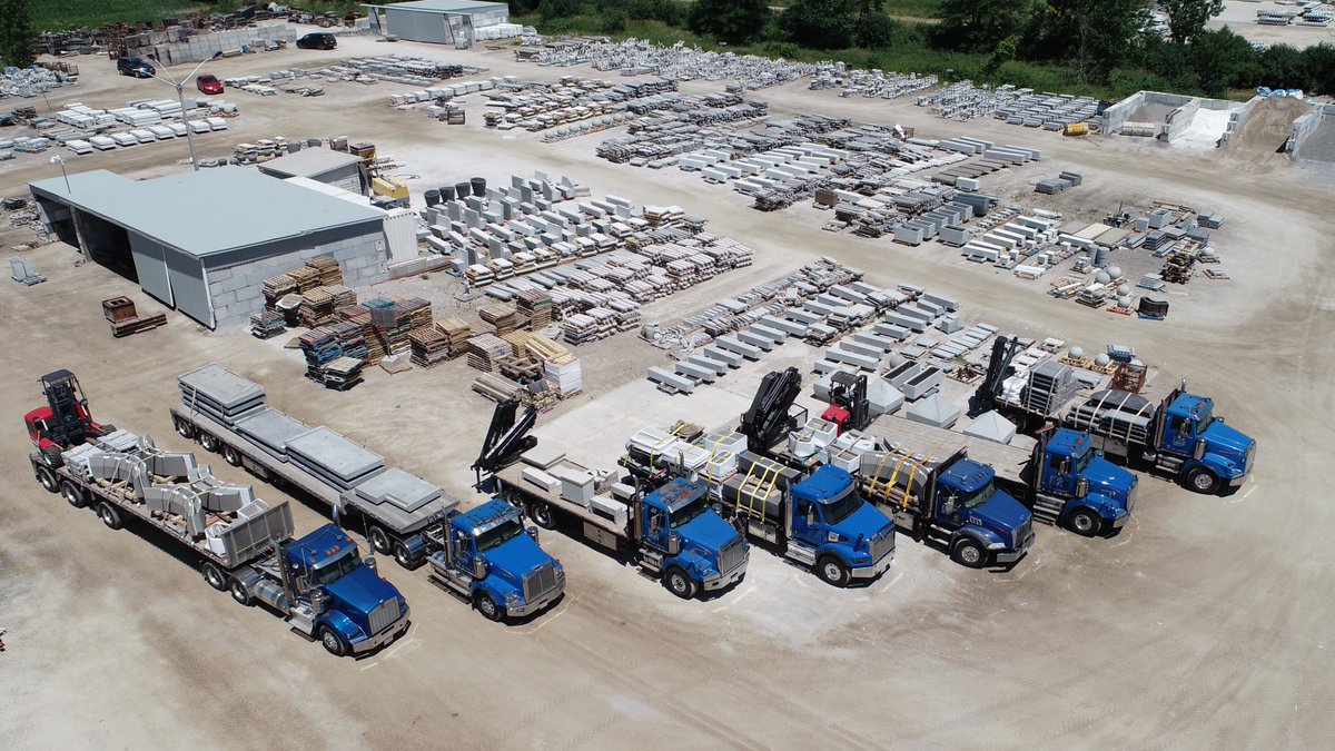 Spring is just 2 months away! Our fleet will be back at full capacity! #precastconcrete