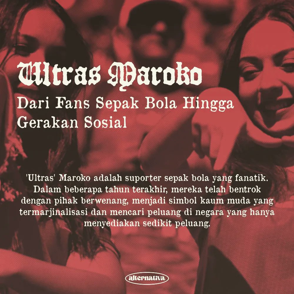 altrntv2019's tweet photo. Ultras Maroko : Dari Fans Sepak Bola Hingga Gerakan Sosial. https://t.co/6WDCjIyswD