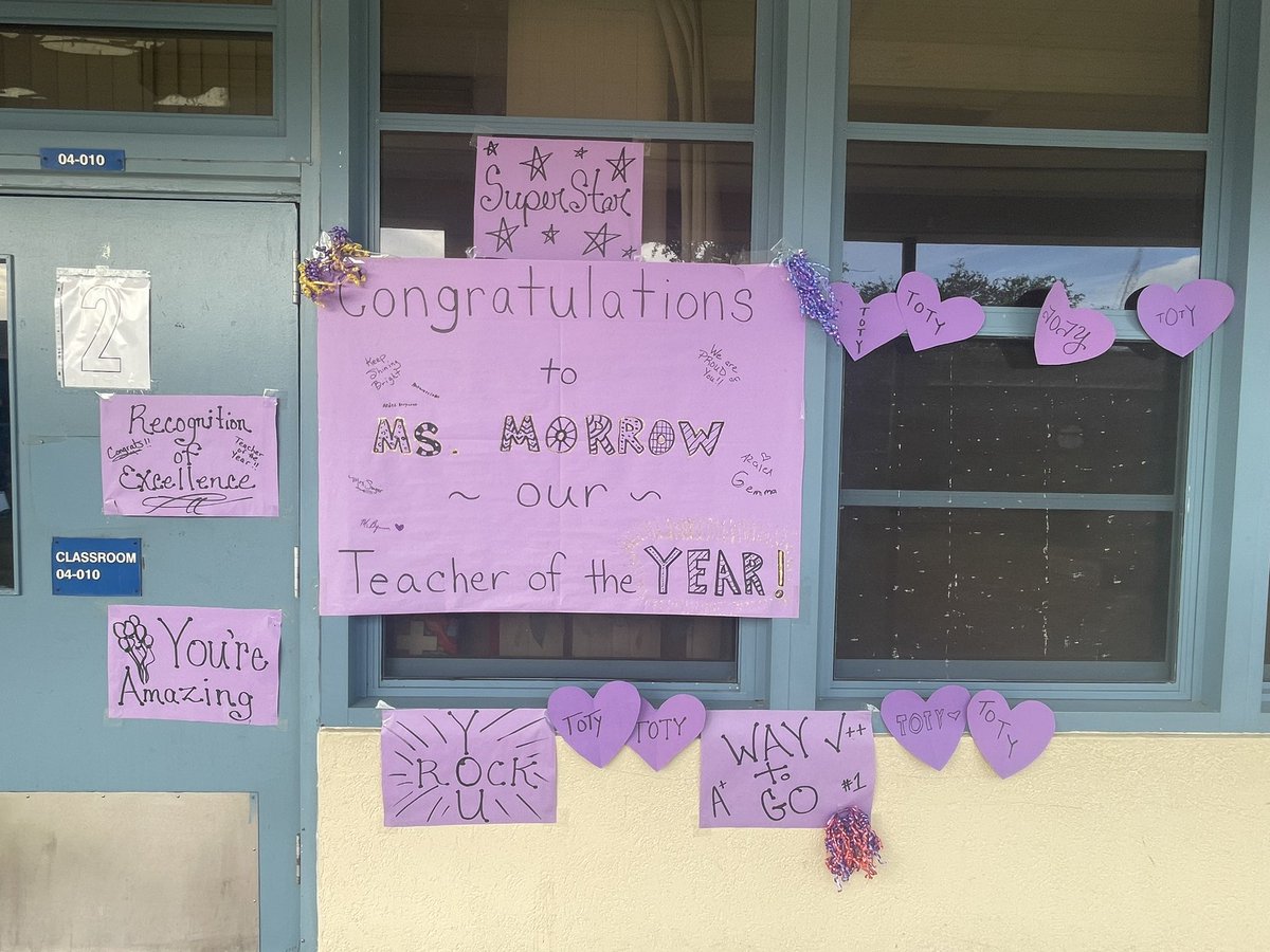 Congrats to our <a href="/TurieTSmall/">Turie T. Small Elementary</a> Teacher of the Year, Ms. Porscha Morrow. We can’t wait to celebrate you at the TOY Banquet tomorrow!