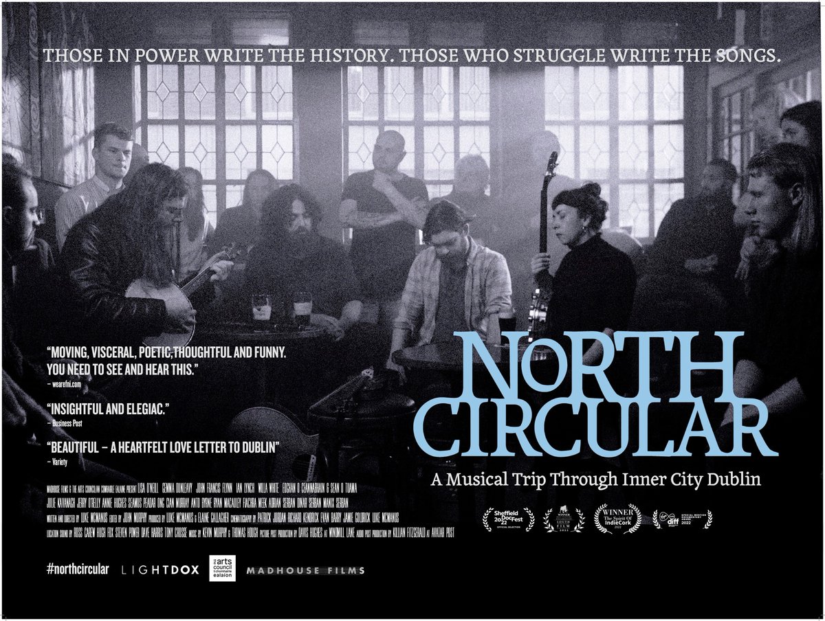 Myself and Thomas Haugh did the score for this beaut @northcircular_  which is in its 8th week in the cinemas now! I will be playing music from it in Whelans @whelanslive next Thursday 26th of January. Hope to see you there xxx