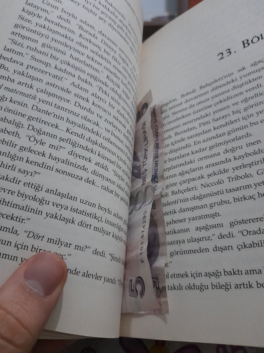 5 TL'yi ayrac olarak kullanıyorum çünkü 5 TL ayraçlardan daha ucuz