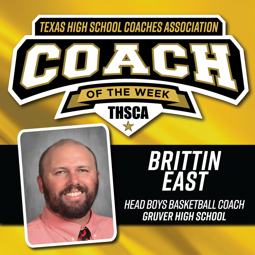 THSCAcoaches's tweet photo. Congratulations to our THSCA Coach of the Week, Brittin East! Thank you so much for all that you do at Gruver HS!👏
@gruverhoundball @Gruver_ISD @GHSHounds https://t.co/FYFQ4vgIvZ