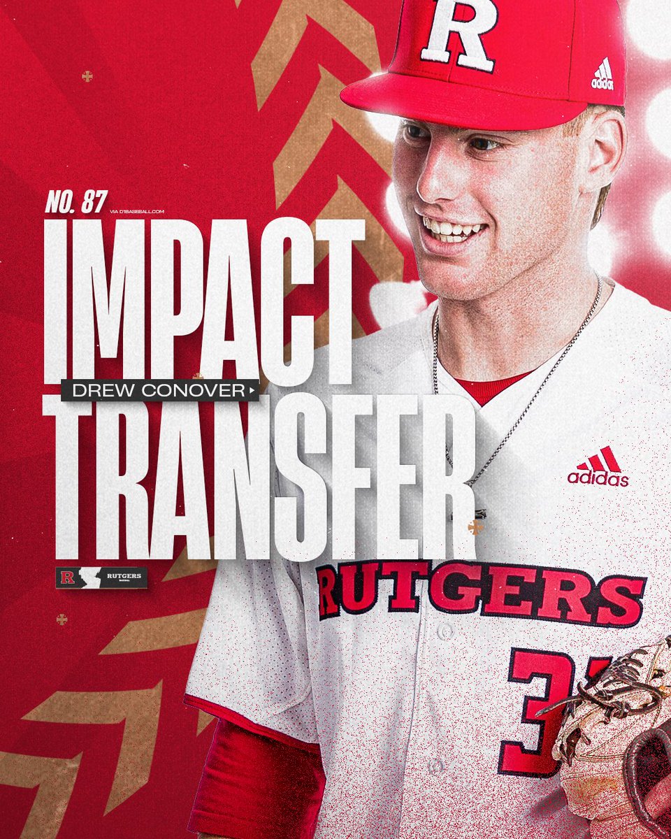 RutgersBaseball's tweet photo. Coming in Hot 🔥🔥🔥

Drew Conover is ranked as one of the top transfers in the country by @d1baseball

#TCD https://t.co/Aq0wAQAxBO