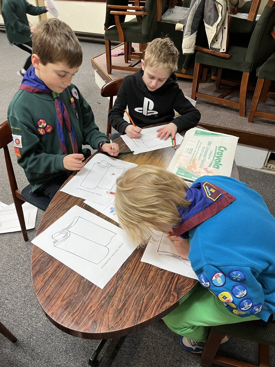 ASJScouts's tweet photo. Fun evening of human ‘hungry hippos’🦛 then designing our Cub ‘Book Bench’ for What’s Your Story, Chorley? festival in March. We’re super excited! 😁 #ChorleyScouts #WestLancsScouts #Skillsforlife #wysc
#whatsyourstorychorley #chorleylibrary #chorleyreads https://t.co/BaQb9i2dWm