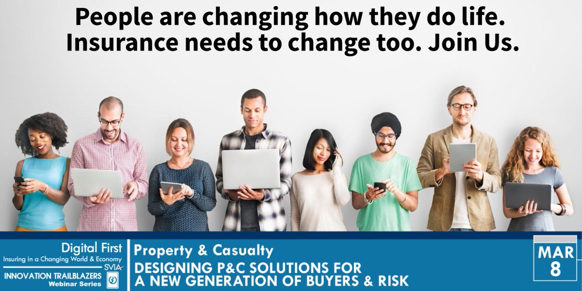 People are changing how they do life. Insurance needs to change too. Join Us → ow.ly/gFnj50MvkWp | #DigitalFirst #PnC #ThoughtLeaders #Insurance #BusinessModels #ValueAddedServices #InsurTech #SVIAEvents