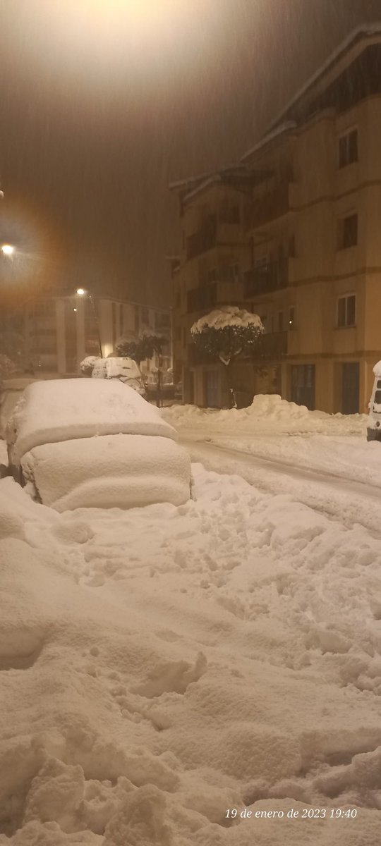 Paquetón, espectacular la tarde nieve