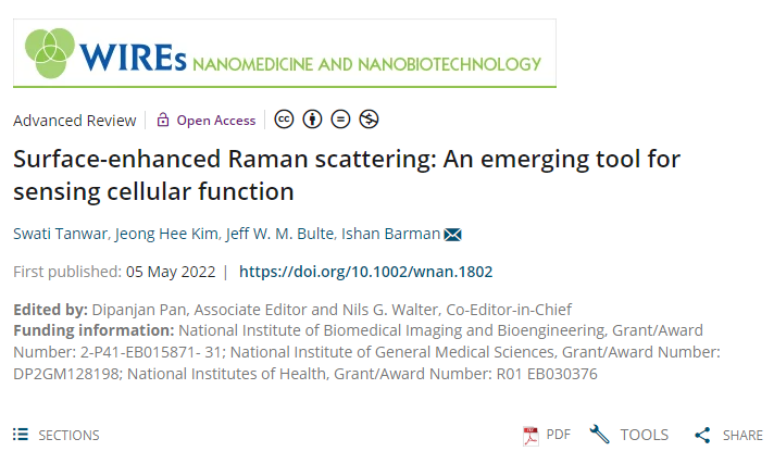 JHPDA's tweet image. Congratulations Swati Tanwar @swatitanwar14 

Do not miss this paper, very interesting 👀👁

#SurfaceEnhancedRamanScattering #IntracellularImaging #MultiplexMonitoring #EnhancedSignal #IntraceullularPH #RedoxPotential
#SurfaceMolecules #EndocyticPathways

wires.onlinelibrary.wiley.com/doi/full/10.10…
