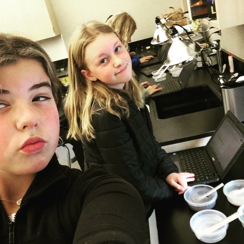 HallMiddle's tweet photo. Hall 6th graders exploring the heating & cooling of different
substances to understand how that impacts weather. #NGSS #graphing #wearelcmsd #hallmiddle https://t.co/CtfPZgHH9J