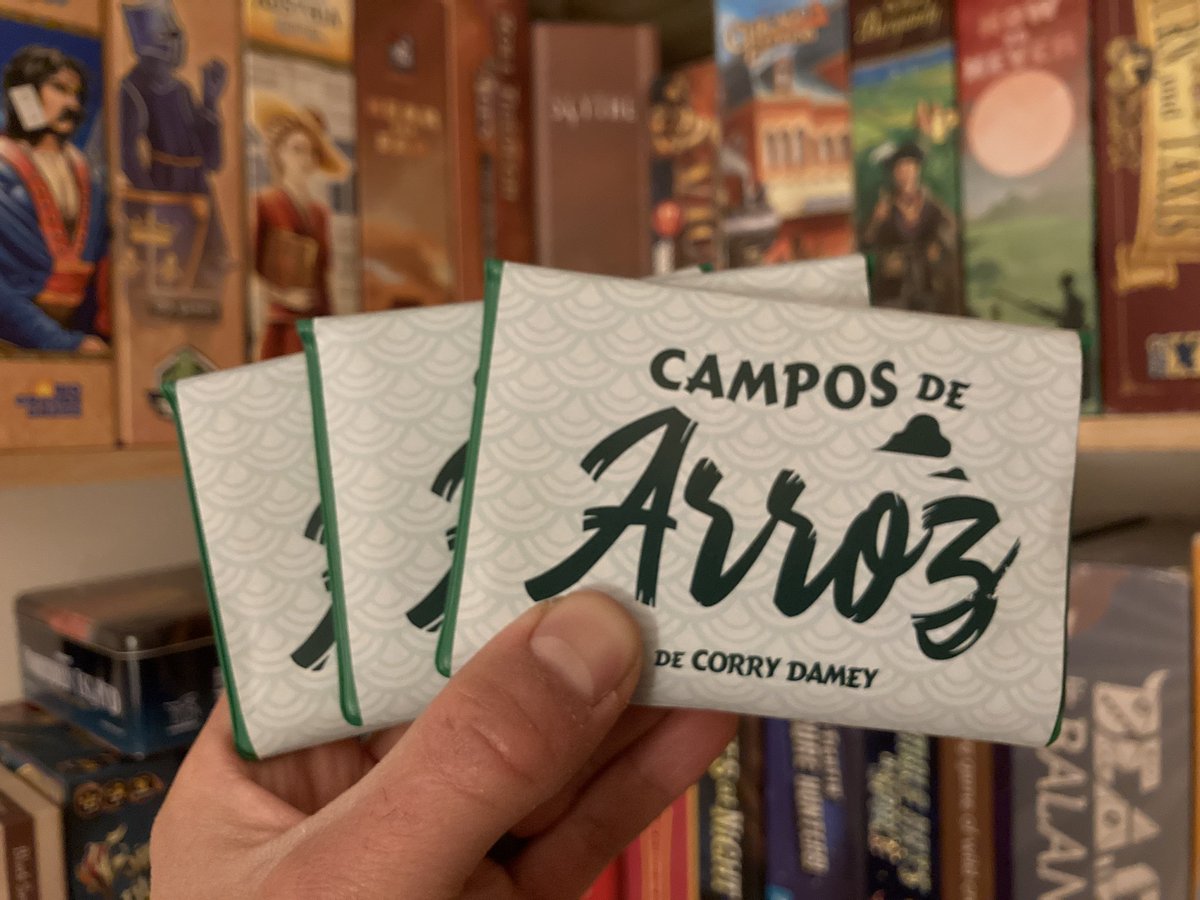 Corry Damey (@corrydamey) on Twitter photo Received a little surprise bundle of Seasons of Rice en español! Still blown away that this game has been published not only in Madrid, but also in Germany and France. <a href="/buttonshy/">Button Shy Games</a> thanks for making dreams come true 🥰 Received a little surprise bundle of Seasons of Rice en español! Still blown away that this game has been published not only in Madrid, but also in Germany and France. <a href="/buttonshy/">Button Shy Games</a> thanks for making dreams come true 🥰