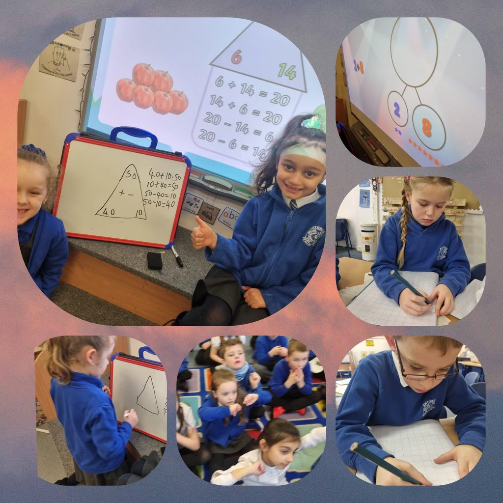 missmcgowan_'s tweet photo. Primary 2 have been learning all about Fact Families. Take a look at this amazing work! https://t.co/Fp3MwsSWzA