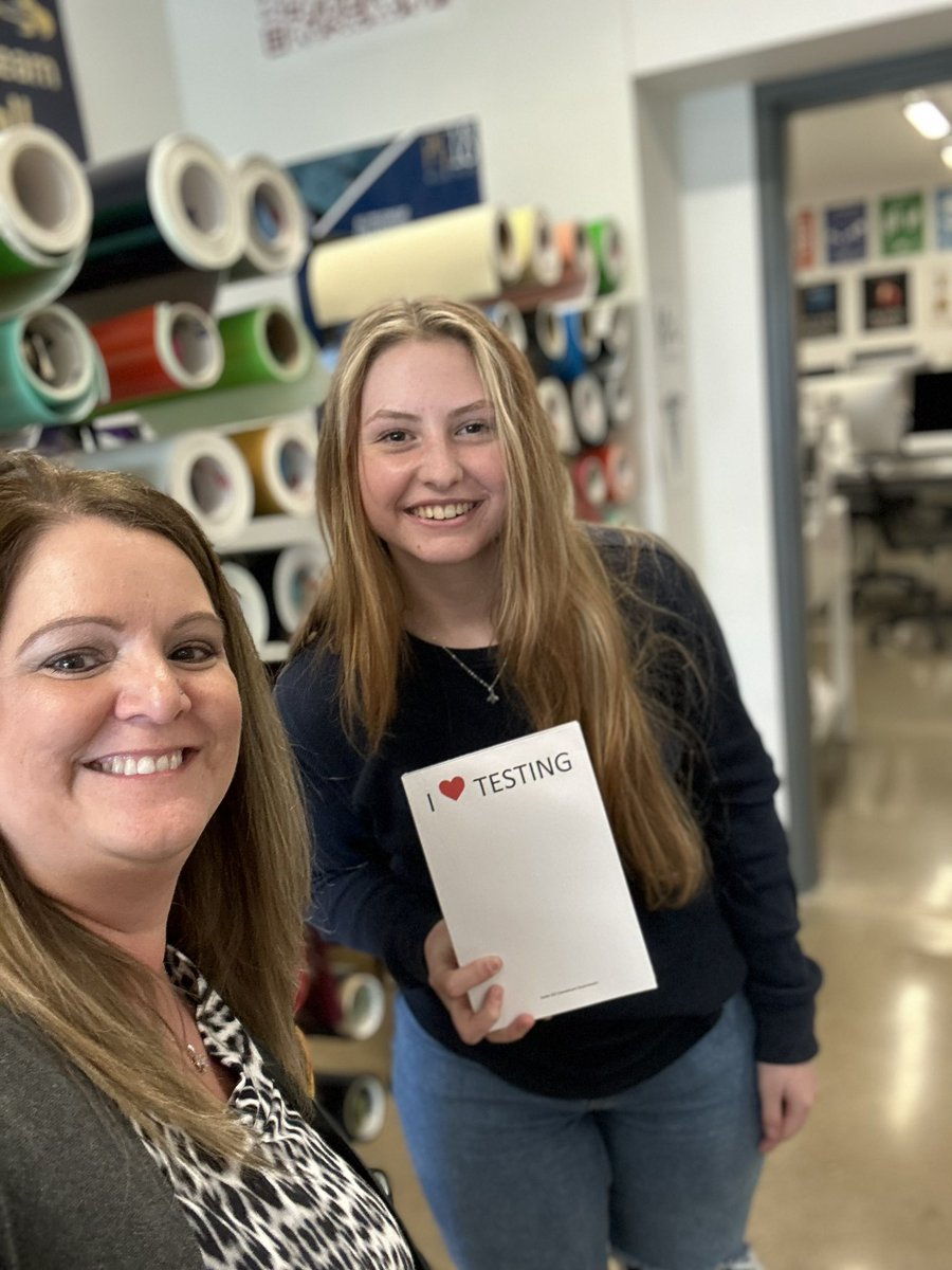 Thank you so much Delaney for creating these notepads! The mini lesson on how you make them was fabulous! Your teacher Mr. Anthony Patrick is pretty awesome as well! <a href="/KCAL_KISD/">KCAL KISD</a> <a href="/KellerISD/">Keller Schools</a> #CelebrateKISD