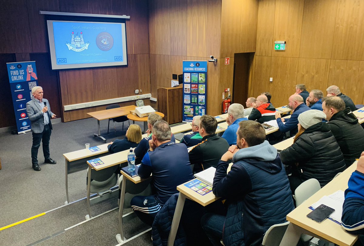 Last but by no means least we have Director of <a href="/sportireland/">Sport Ireland</a> Coaching Michael McGeehin showcasing the additional supports from SIC 

#DubGAASymposium #ICOACHKIDS