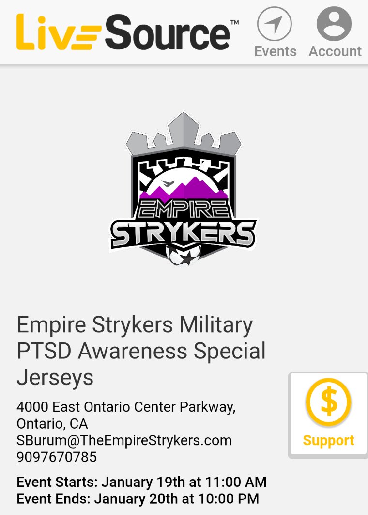 FreeAllMyNinjas's tweet photo. Thank you @Empire_Strykers for helping make this vision possible, I'm grateful. Strykers game worn Jerseys to be Auctioned on the Live Source App, bid on yours today...๐๐ฟ #MASL #ProIndoorSoccer #LiveSource #JerseyAuction https://t.co/fCqrkIqFbF