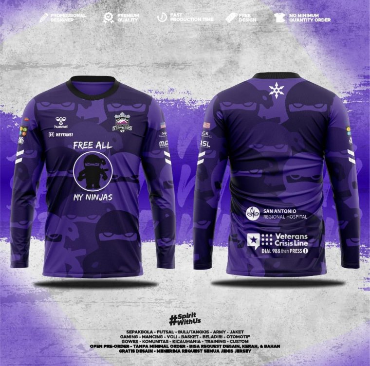 FreeAllMyNinjas's tweet photo. Thank you @Empire_Strykers for helping make this vision possible, I'm grateful. Strykers game worn Jerseys to be Auctioned on the Live Source App, bid on yours today...๐๐ฟ #MASL #ProIndoorSoccer #LiveSource #JerseyAuction https://t.co/fCqrkIqFbF