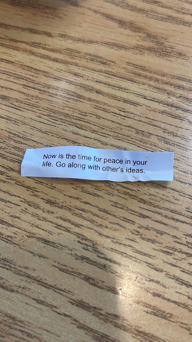 FrybreadSoldier's tweet image. #fortunecookie says