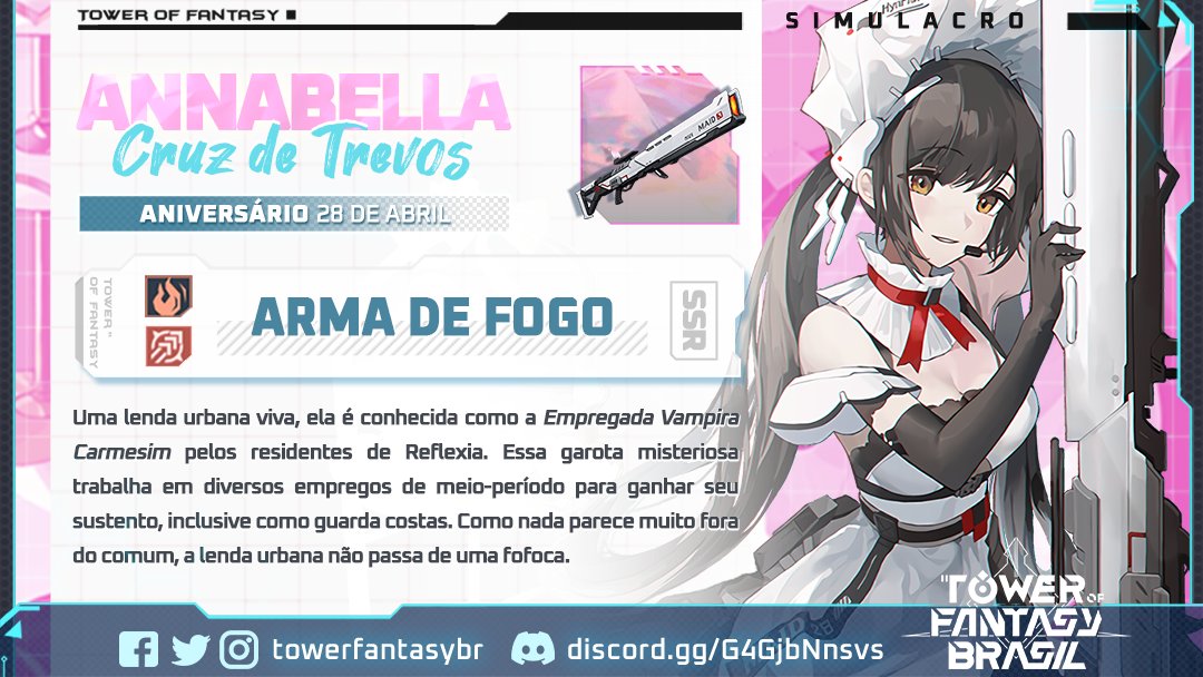 Tower of Fantasy Brasil on X: Tower of Fantasy Brasil Discord   FB  FB Grupo   TW  Insta   . . . #幻塔 #toweroffantasy