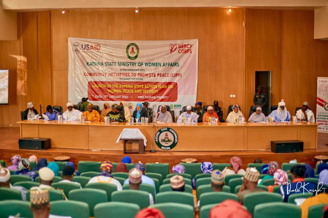mrsdikkoradda's tweet photo. The programme which took place at the Katsina State Banquet Hall has adopted several innovative approaches towards promoting women’s leadership and inclusive participation in conflict prevention. https://t.co/KzTp2VUxc1