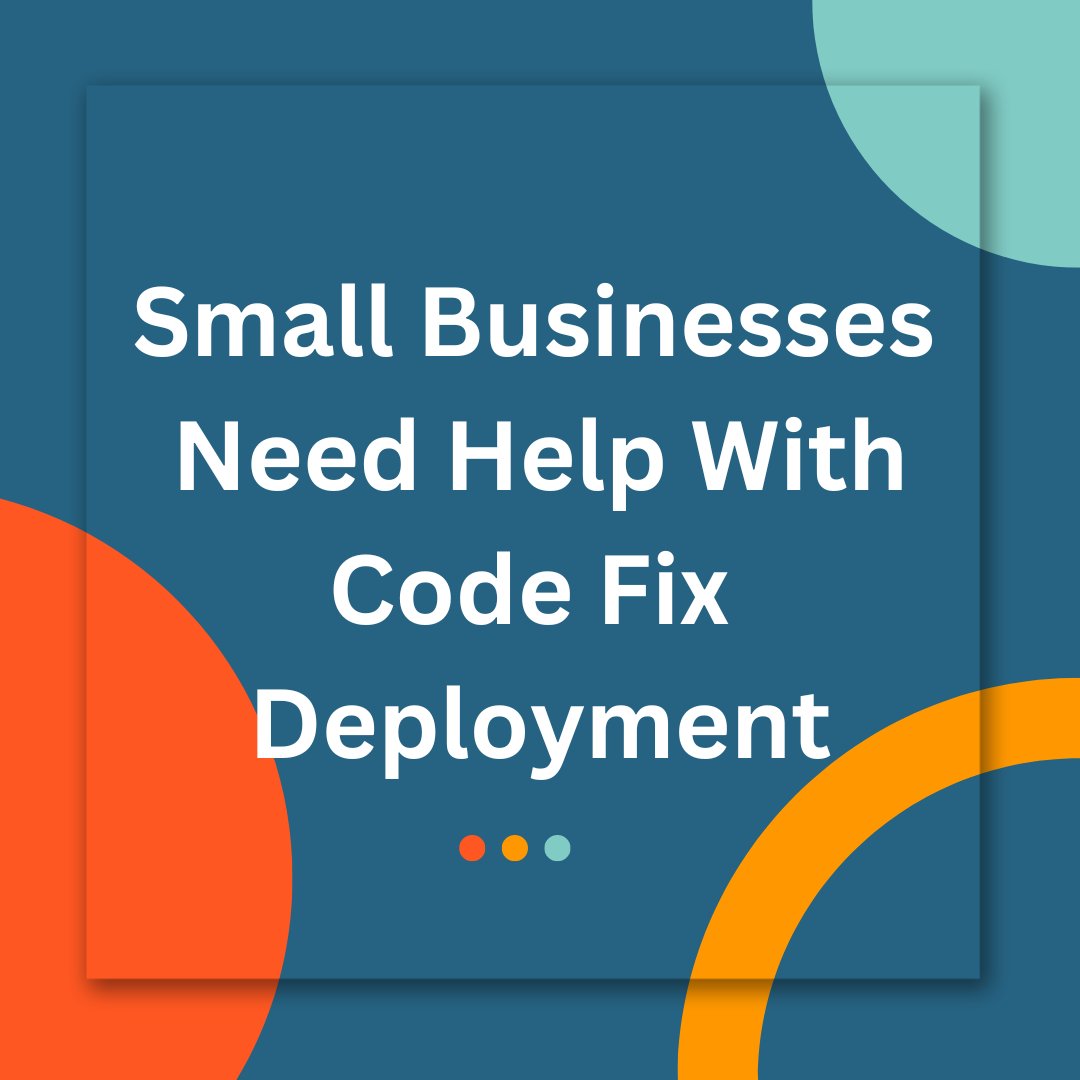 electric_pipes's tweet image. In this post, we’ll debunk the three most popular myths about #CodeFix deployments that you probably still believe.
Read the blog post⚡️:
ow.ly/a7jx50MvyeR
