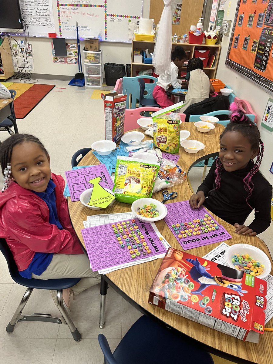tmusgrow1's tweet photo. 100 days of first grade. Learning and growing together with my Wolfpack family. Shine to all the students and staff at Kindezi Gideons for perseverance! Keep learning and smiling! We got this! #100 @KindeziWolfpack https://t.co/smJ0uNs4y9