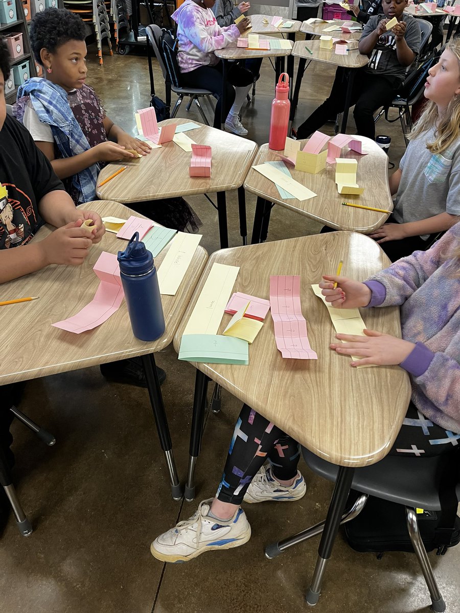STownsendClass's tweet image. Home made fraction strips to make equivalent fractions has helped @SycamoreElem fourth graders to be more confident in their thinking. Students love to use them! They also think @MindyMiller85 would be proud of them! @AMSTI_UM