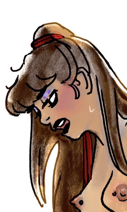 gotta say im pretty obsessed with a fem wei ying who wears black lipstick 