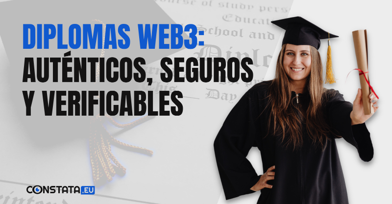 constataEu's tweet photo. ¿Quieres mejorar la administración de los diplomas en tu institución?🤔

💫 Utiliza nuestro administrador de diplomas con tecnología #Blockchain, pues te permitirá otorgarle legalidad, integridad y auditabilidad a todos los procesos.

⬇️ Mira nuestro webinar y solicita una demo⬇️