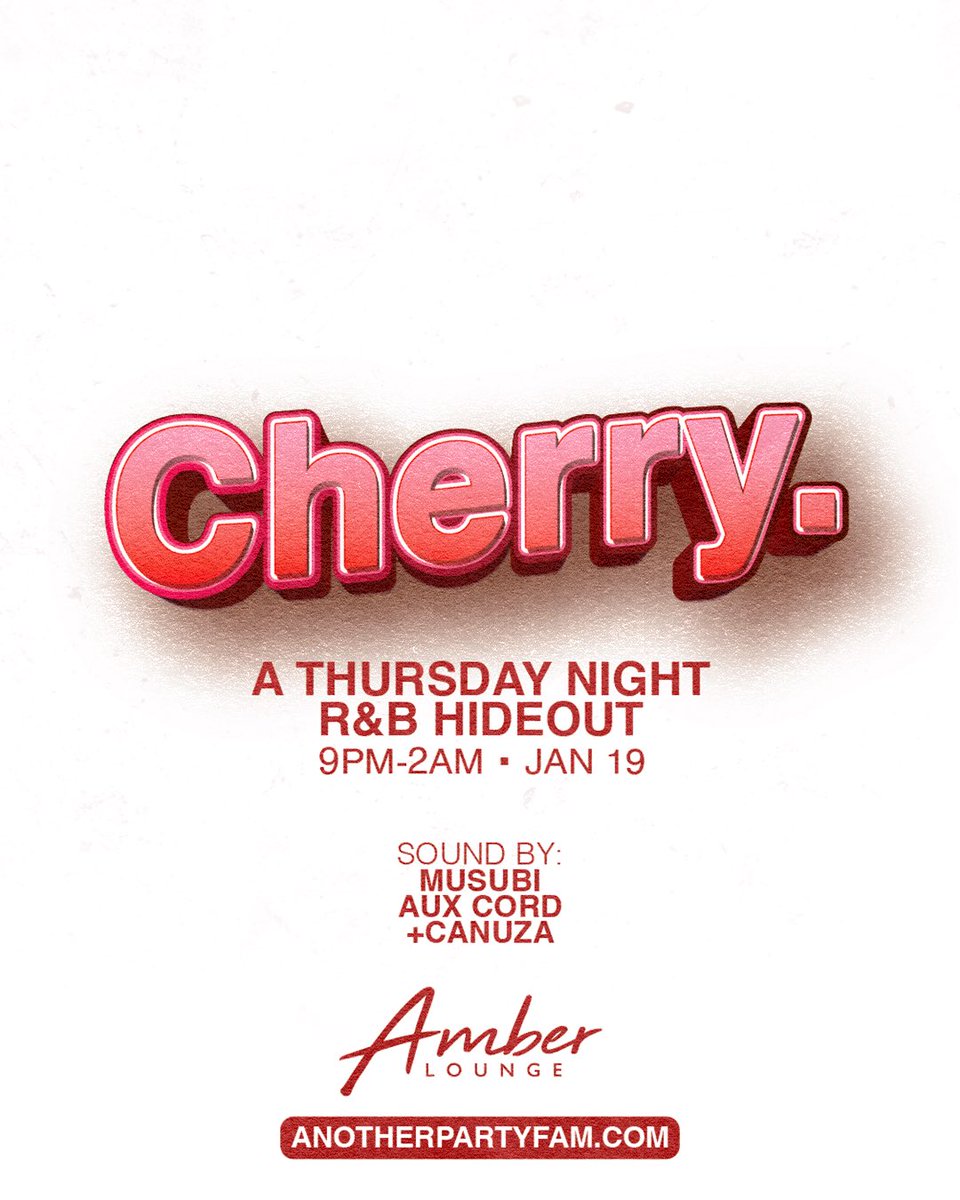 AC___STUDIOS's tweet image. CHERRY TONIGHT 

FOR DETAILS:

ANOTHERPARTYFAM.COM 🍒