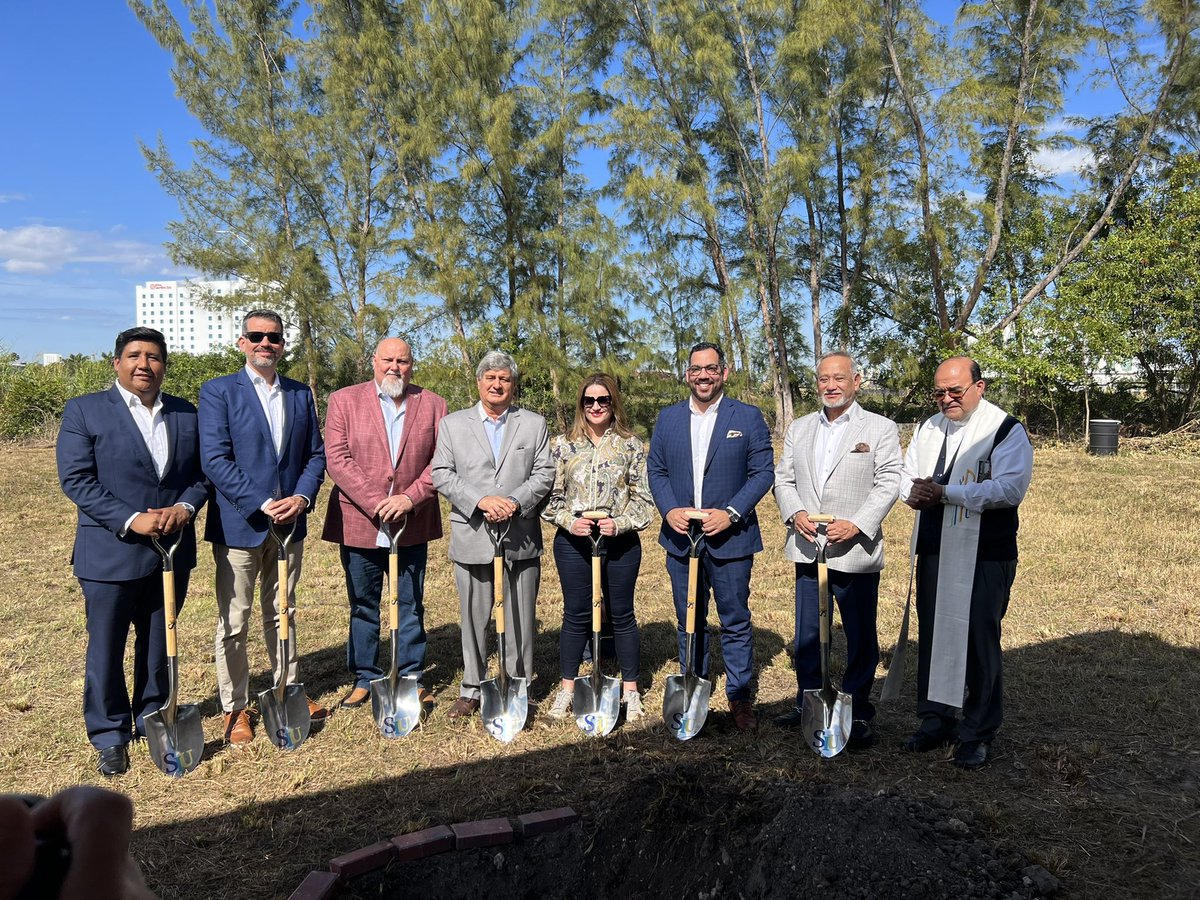 SweetwaterMayor's tweet photo. There is no better investment than education, which is why I am so proud and excited to be a part of the groundbreaking ceremony for the first Peruvian University in the United States, San Ignacio University. https://t.co/BYxOgM6COj