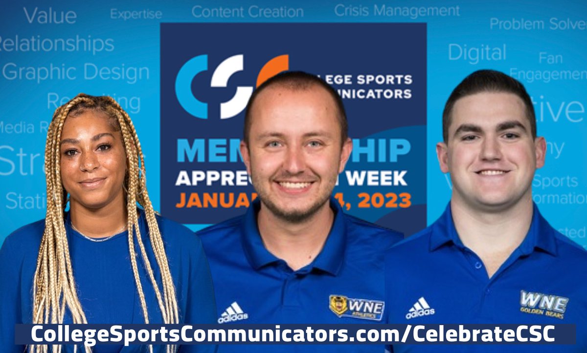 Anything yours can do…there’s a good chance ours actually did it for them.

In recognition of College Sports Communicators Membership Appreciation Week, a HUGE thanks goes to Collin Quinn, Dana Pugh and Jacob Dino 

#BestInTheBiz #CelebrateCSC