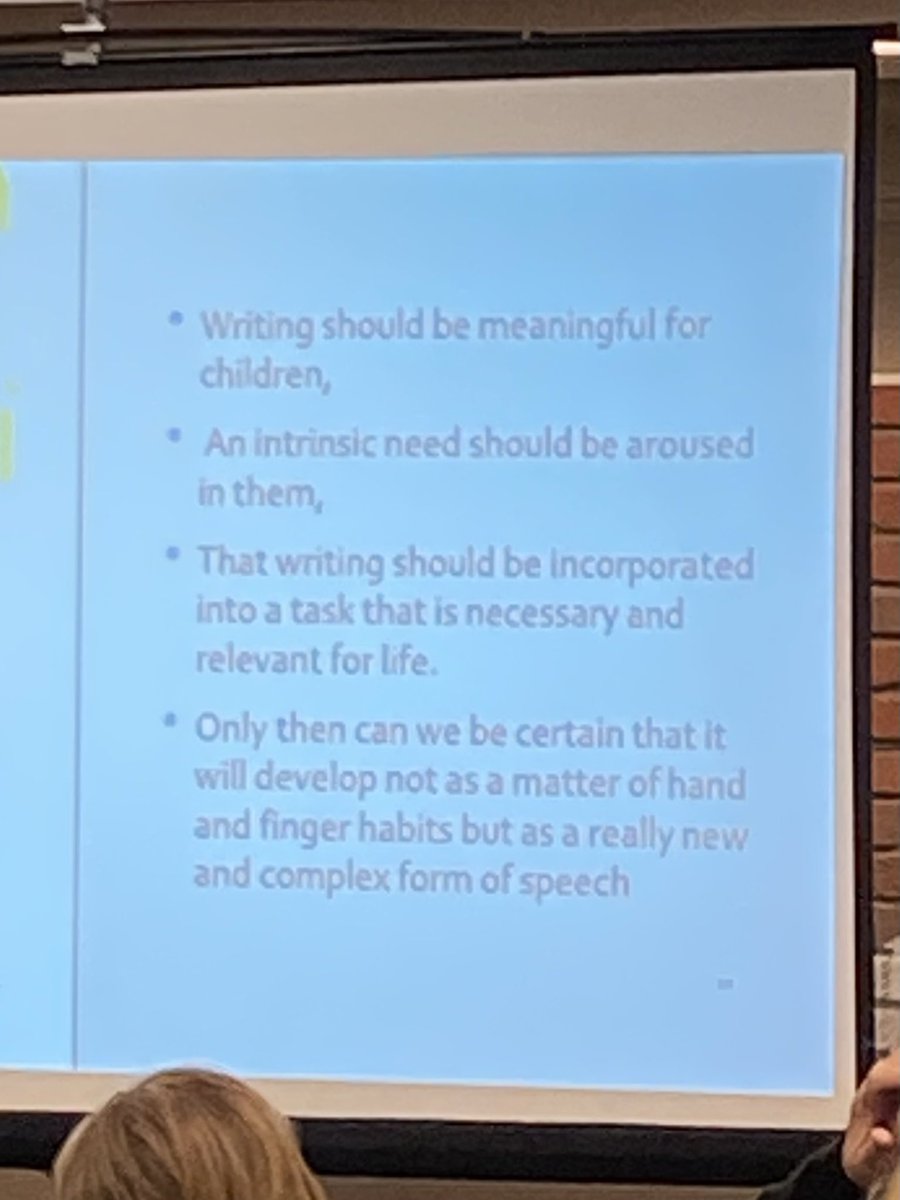 Kimmi45535524's tweet photo. #23LitCon Thank you Dr. Allyson Matczuk for your presentation on integrating Writing, Reading, and Oral Language through the lease of Writing. https://t.co/ScRmqJjewv
