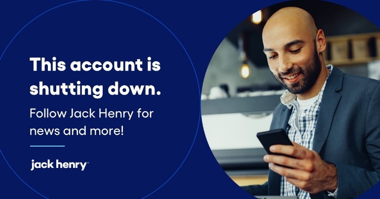 This account is officially retired. Follow <a href="/JH_Fintech/">Jack Henry</a>, where we’ll continue to post the latest bank and credit union research, news, and events. #JackHenry