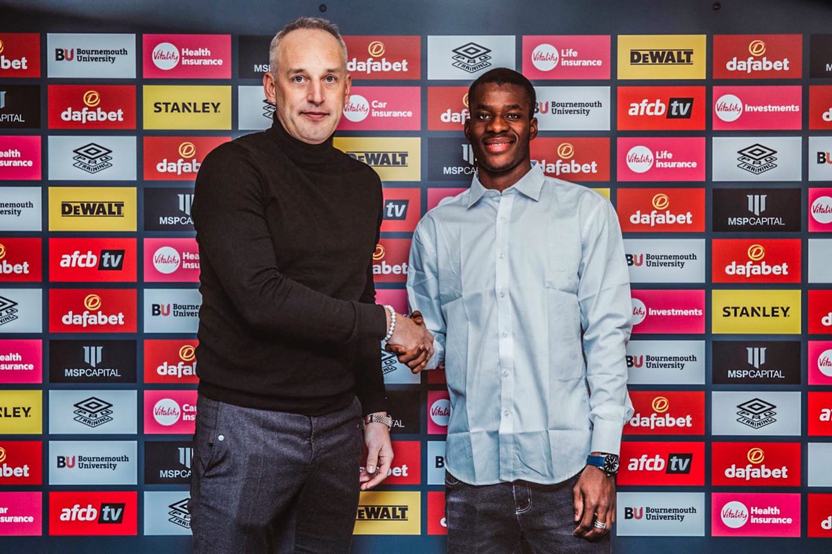 eurofootcom's tweet image. 🇧🇫✍️ 𝐎𝐅𝐅𝐈𝐂𝐈𝐀𝐋: AFC Bournemouth have completed the signing of winger Dango Ouattara (20), 5.5 year contract signed.