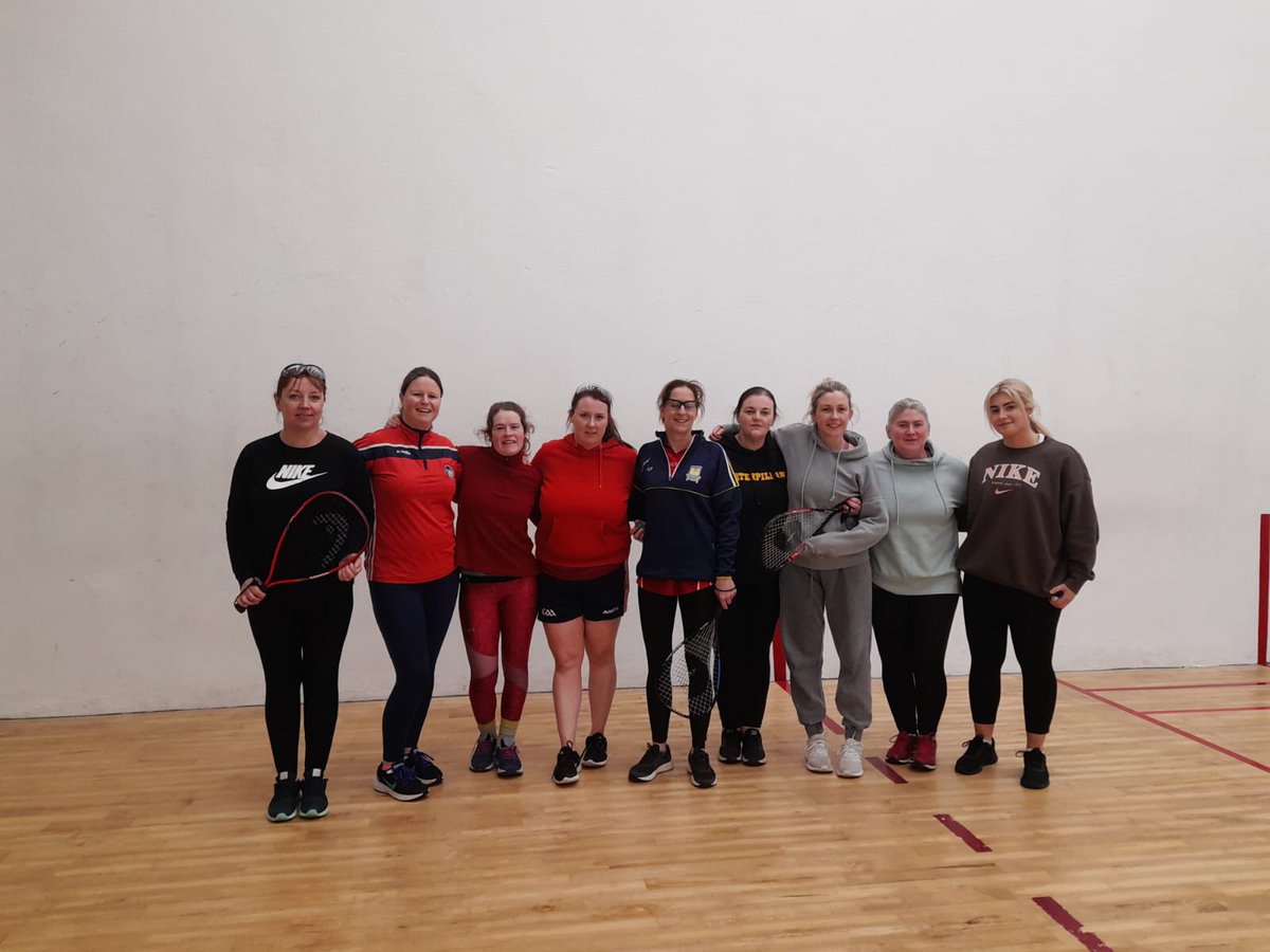 Womens Club Night kicks off at Fermoy Racquetball Club! ⚪️🔴

Great to see more &amp; more clubs set up women’s racquetball! Fermoy kicked off their Womens Racquetball Wed eve. 9 new women were introduced to racquetball!

Get involved &amp; join them Wed eves💃🏻

#WomenInSportIRE